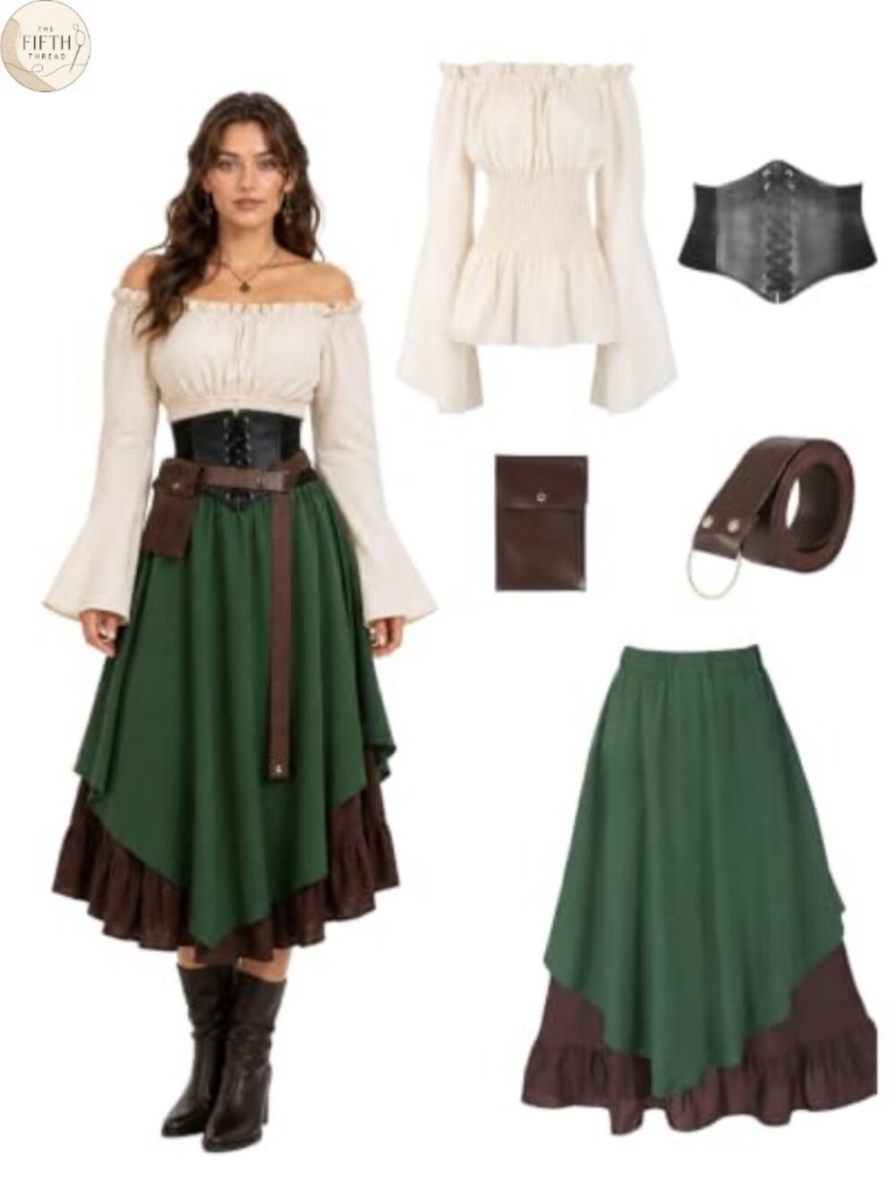 Renaissance Costume Women Medieval Victorian Fancy Dress Cosplay